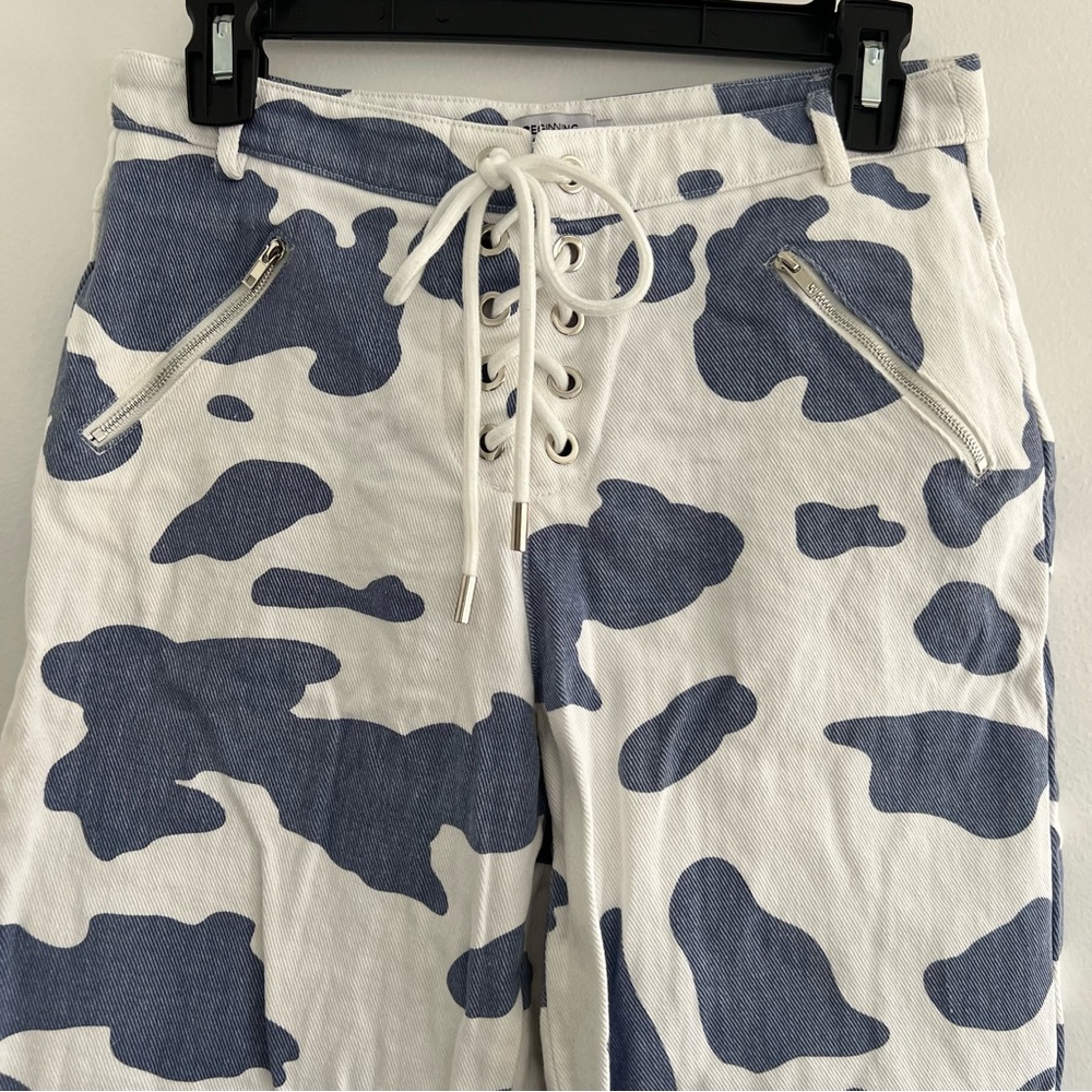 Beginning Boutique Lace Up Cow Print Au Size 10 / Us Size 6 View 3